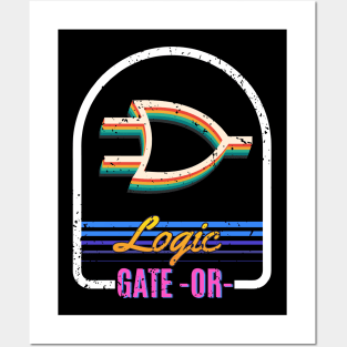 Electronics logic gate OR Posters and Art